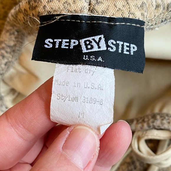 Late 90s snakeskin mesh print maxiskirt - Picture 5 of 12